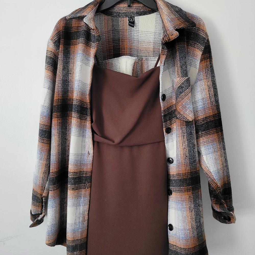Windsor brown mini dress